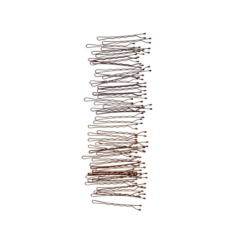 Brunette Metallic Bobby Pins 50 Count