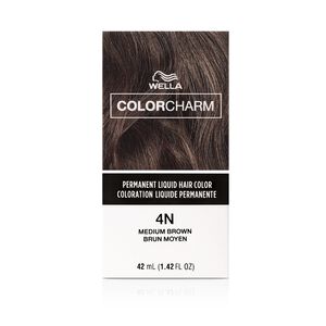 4N Medium Brown Permanent Liquid Hair Color