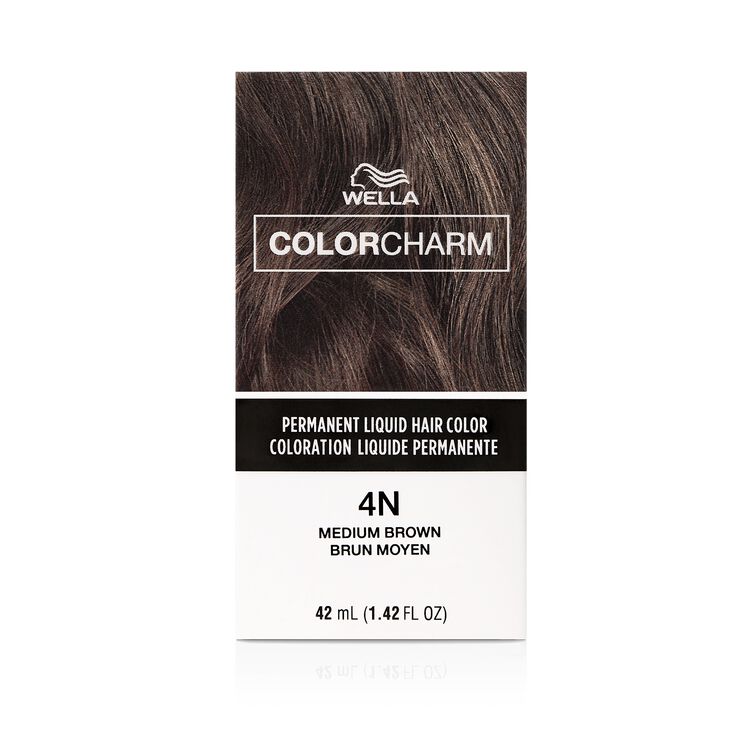 4N Medium Brown Permanent Liquid Hair Color