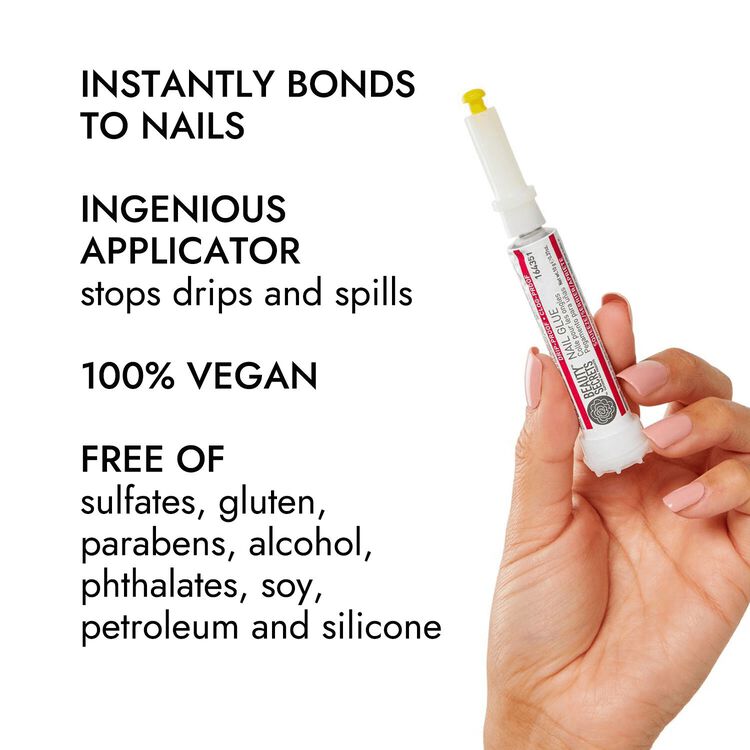 2 Pack Drip and Clog Proof Nail Glue