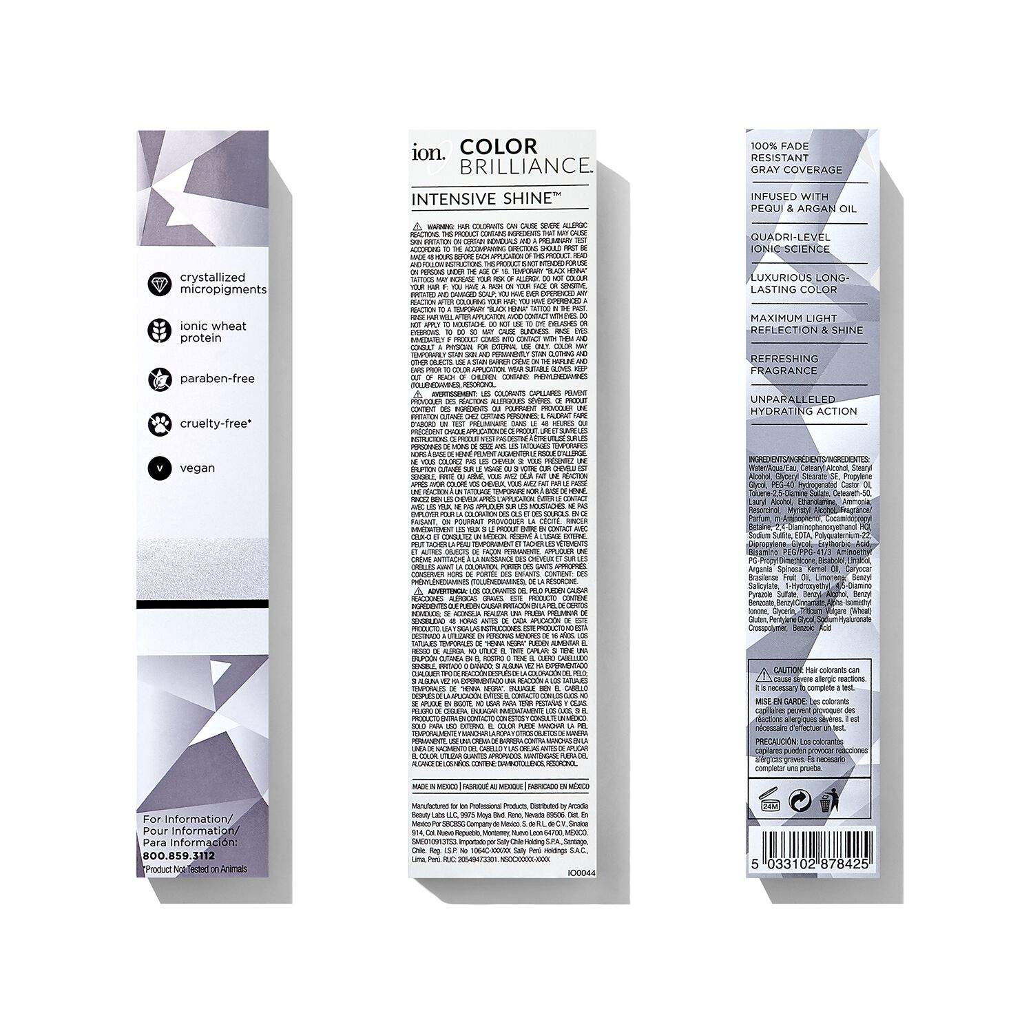 Ion True Tones for Dark Hair Permanent Crème Hair Color Black Onyx ...