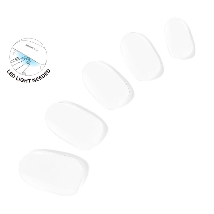 White Syrup Semi-Cured Color Gel Strips