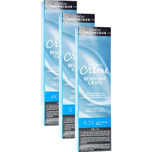 Resistant Grays Permanent Cr&egrave;me Hair Color