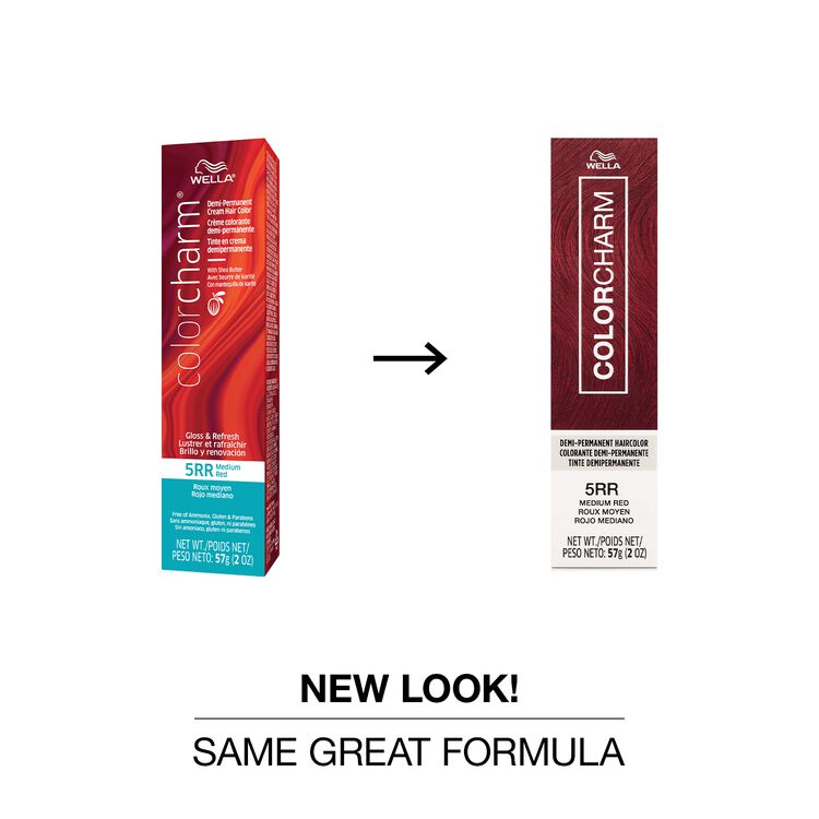 5RR Medium Red Demi Permanent Cream Hair Color