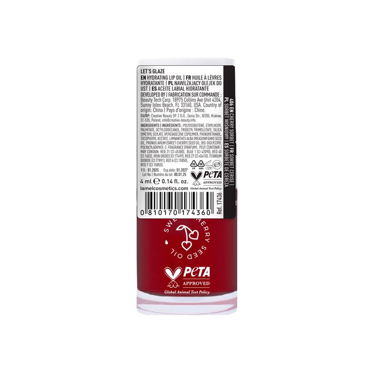 Hydrating Lip Oil Let's Glaze Сherry Sorbet