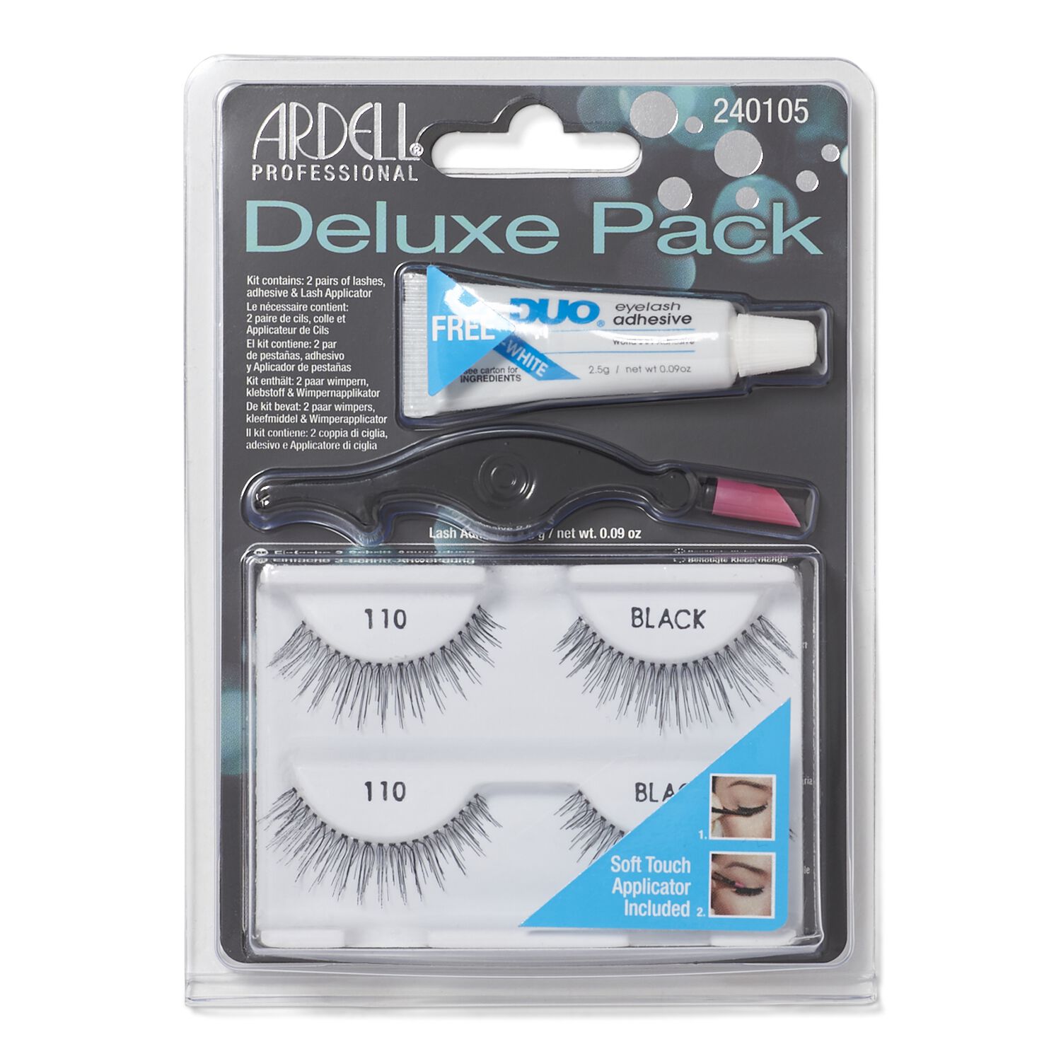 Deluxe Pack of Black 110 Lashes by Ardell Eyelash Extensions Sally Beauty