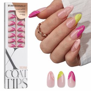 XCOATTIPS&reg; 3D French - Medium Almond Sugar Collection