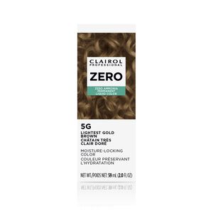 5G Lightest Gold Brown Zero Ammonia Permanent Liquid Color