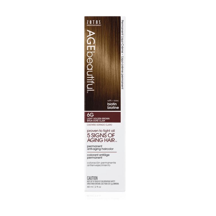 6G Light Golden Brown Permanent Liqui-Creme Hair Color