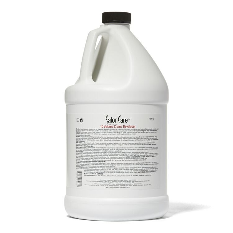 Salon Care 10 Volume Creme Developer 1 Gallon- Hair Color Developers ...