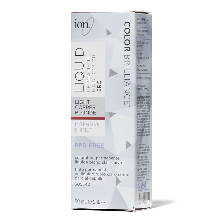 8RC Light Copper Blonde Permanent Liquid Hair Color