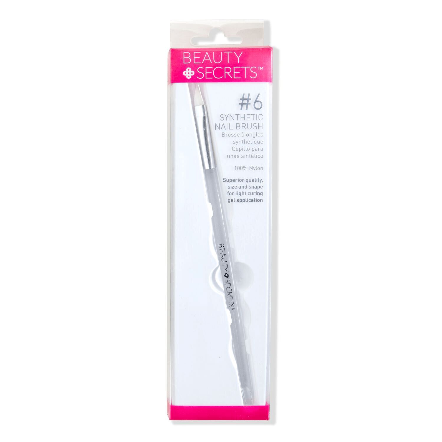Beauty Secrets 6 Synthetic Nail Brush Acrylic Brush Sally Beauty