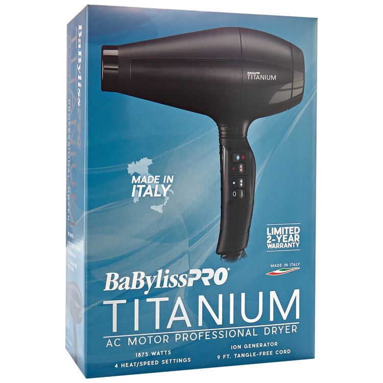 Titanium Italian AC Motor Dryer 1875 Watts