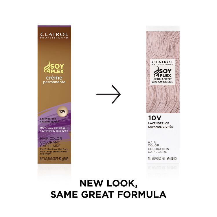 10V Lavender Ice Permanent Cream Hair Color