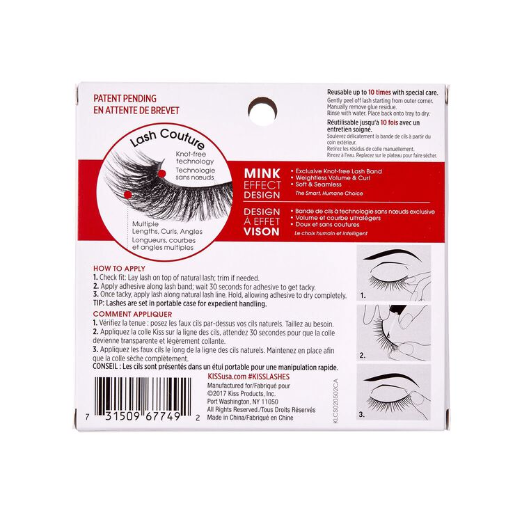 Lash Couture Faux Mink False Eyelashes Multipack - Little Black Dress