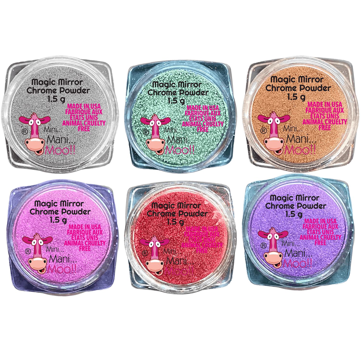 Mini Mani Moo Magic Mirror Chrome Powder Sally Beauty