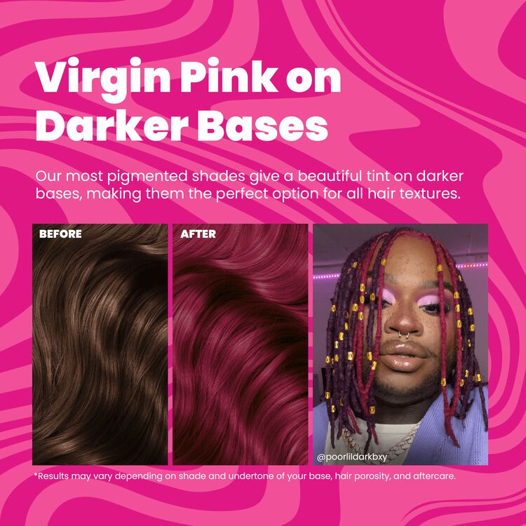 Virgin Pink Semi Permanent Hair Color 8 oz.