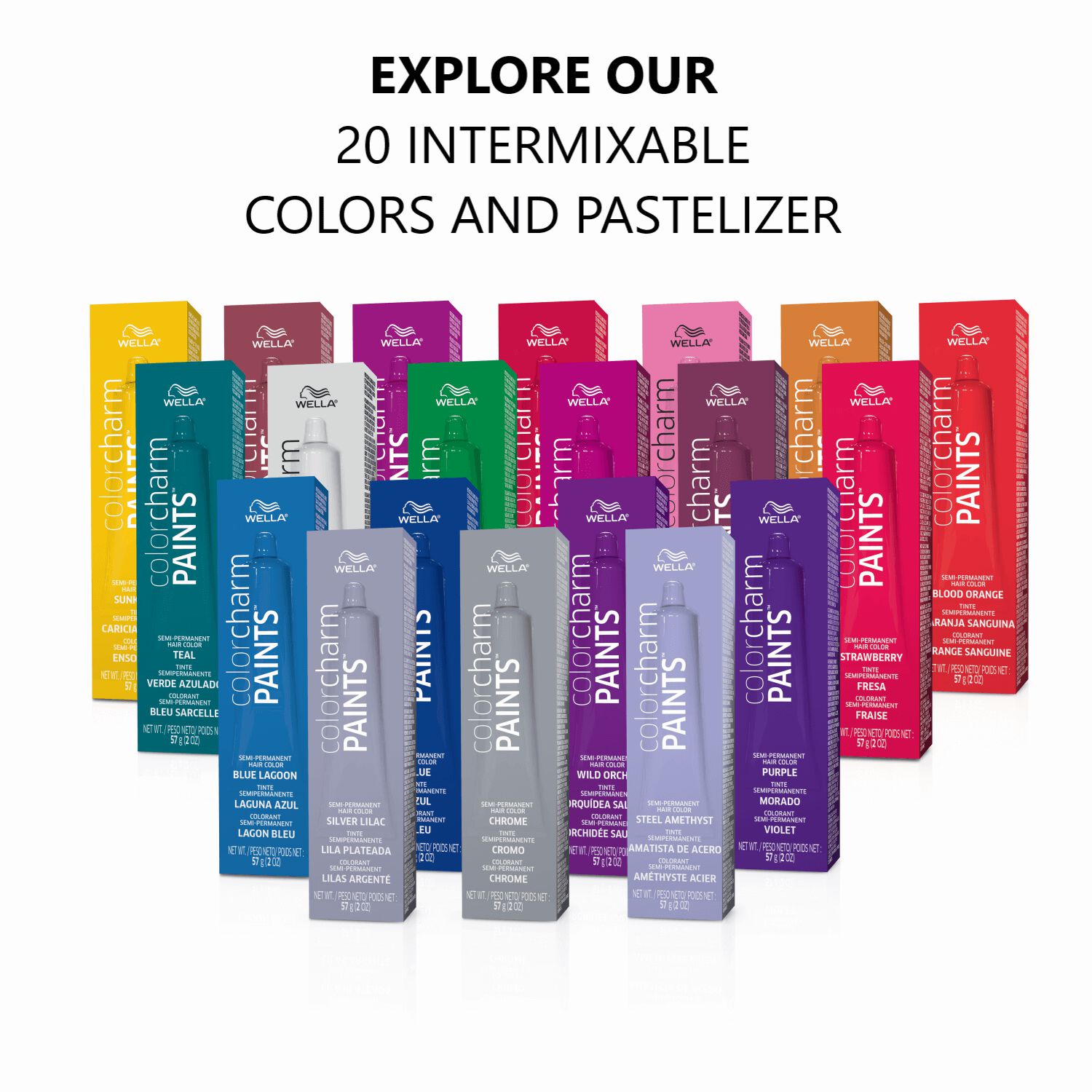 Wella Paints Semi Permanent Hair Color | Color Charm Paints | Sally Beauty