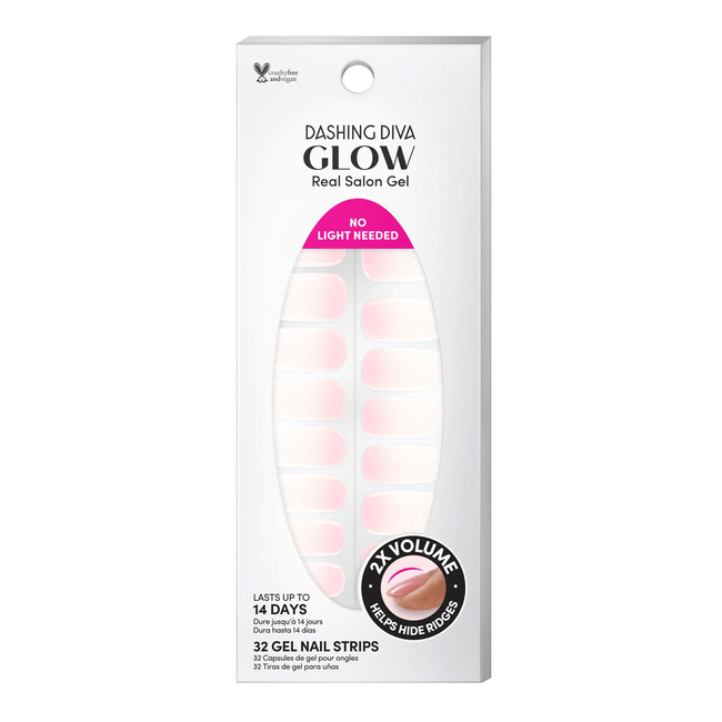 Dashing Diva Glazed Donut Rosewater Glaze GLOW Real Salon Gel Press