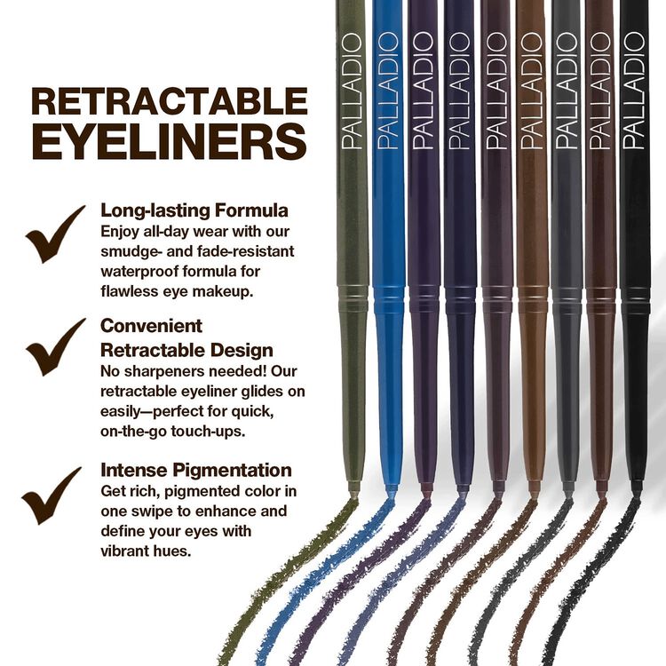 Retractable Waterproof Eyeliner Ocean Blue