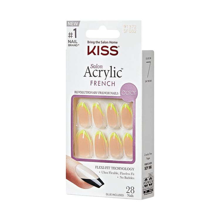 Salon Acrylic French Color Press-On Nails - Hype