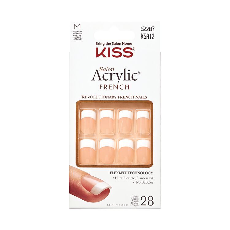 Salon Acrylic French Press-On Nails - Rumour Mill