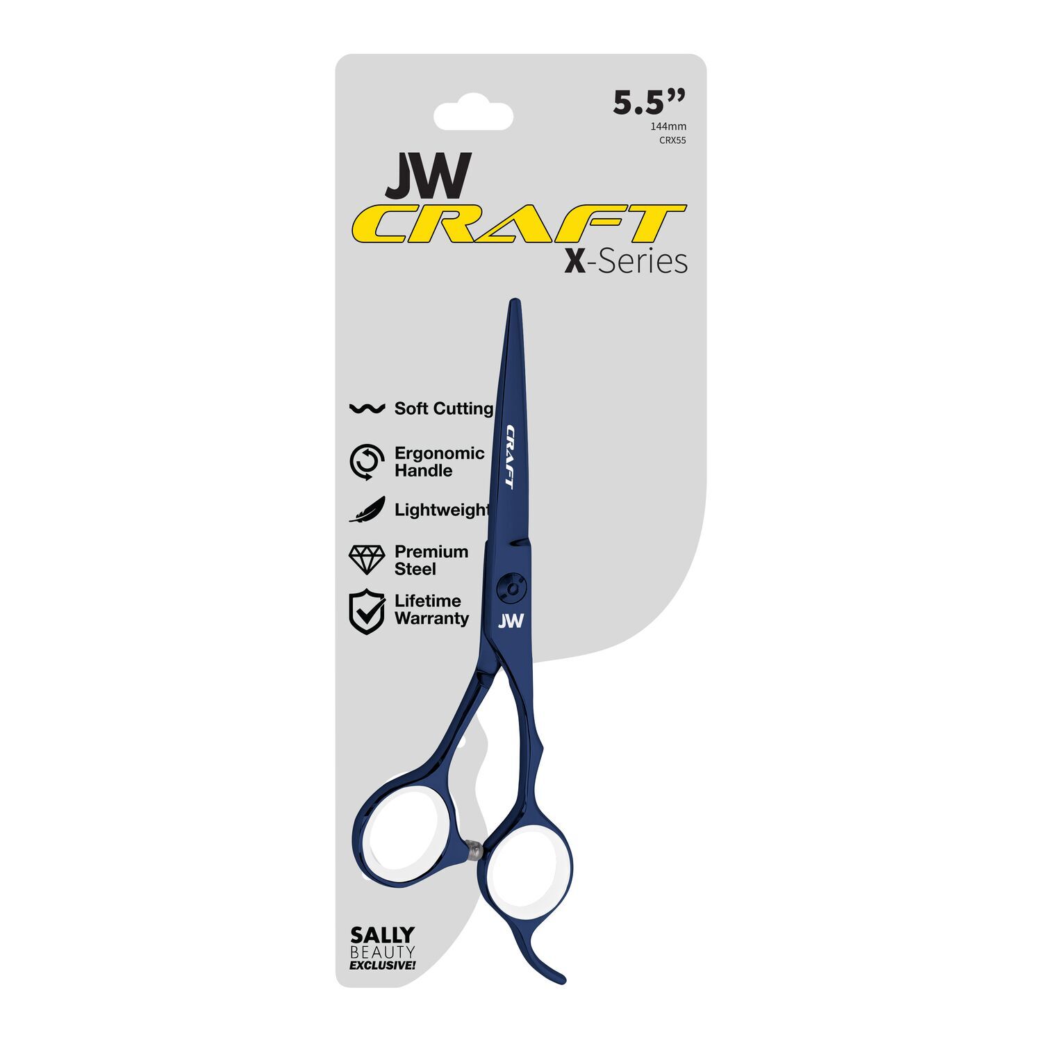 JW Shears Craft X Series 6.0" Shear Hair Scissors Sally Beauty