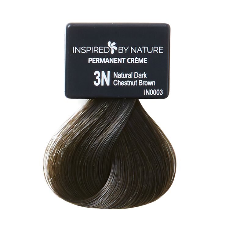 Ammonia-Free Permanent Hair Color Natural Dark Chestnut Brown 3N