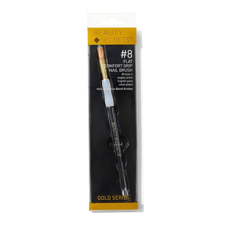 #8 Flat Pro Comfort Grip Nail Brush