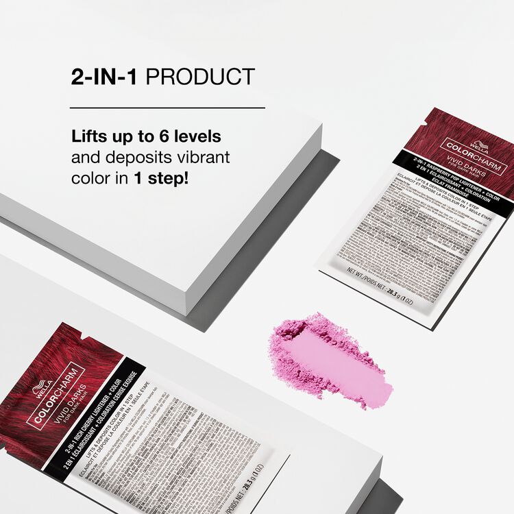 Rich Cherry Vivid Darks Pigmented 2-in-1 Lightener