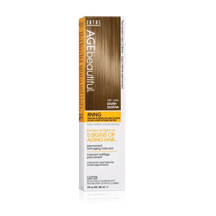 8NNG Medium Intense Golden Blonde Permanent Liqui-Cr&egrave;me Hair Color