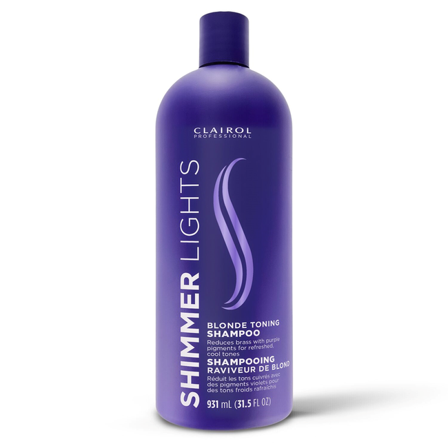 Clairol Shimmer Lights Conditioning Purple Shampoo for Blonde & Silver
