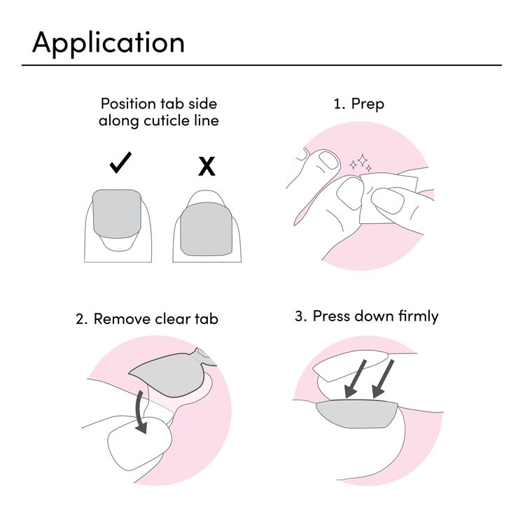 Magic Press Premium Press-On Gel Toenails Red's My Color