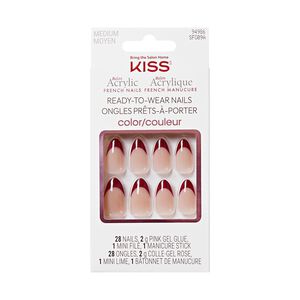 Salon Acrylic French Nails - Catchy