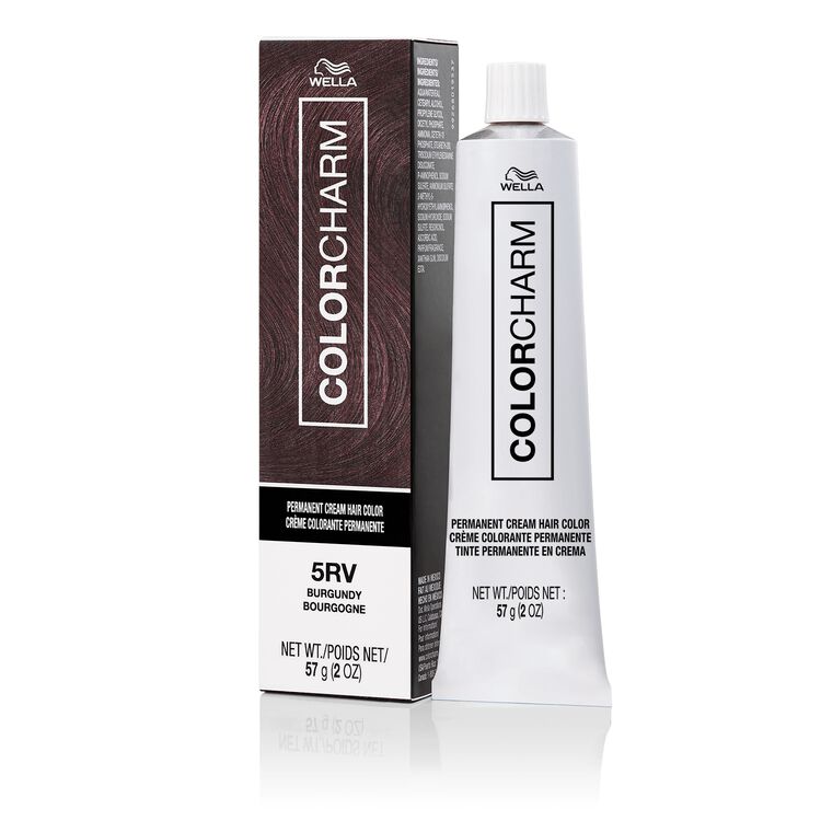 5RV Burgundy Permanent Cream Hair Color