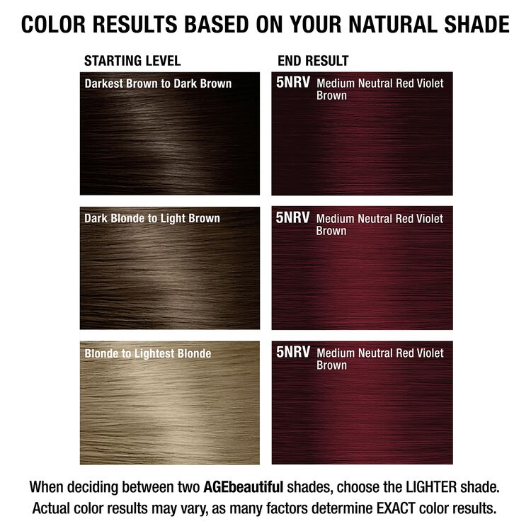 5NRV Medium Neutral Red Violet Brown Permanent Liqui-Creme Hair Color