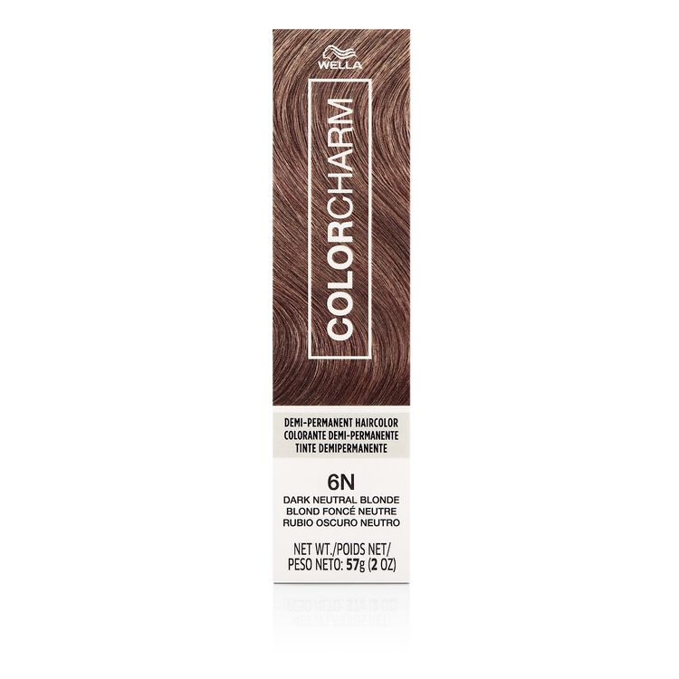 6N Dark Neutral Blonde Demi Permanent Cream Hair Color