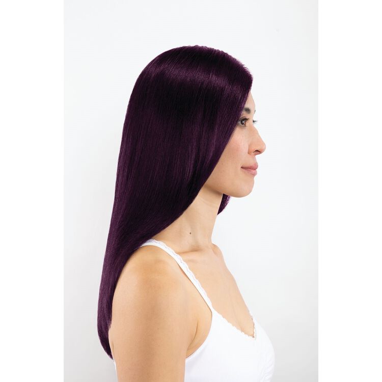 AntiAging 1V Plum Black Permanent Liquid Hair Color by