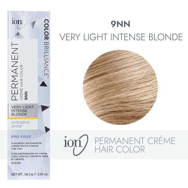 Ion 9NN Very Light Intense Blonde Permanent Creme Hair ...