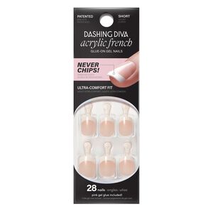 Sculpted Acrylic French Short Squoval