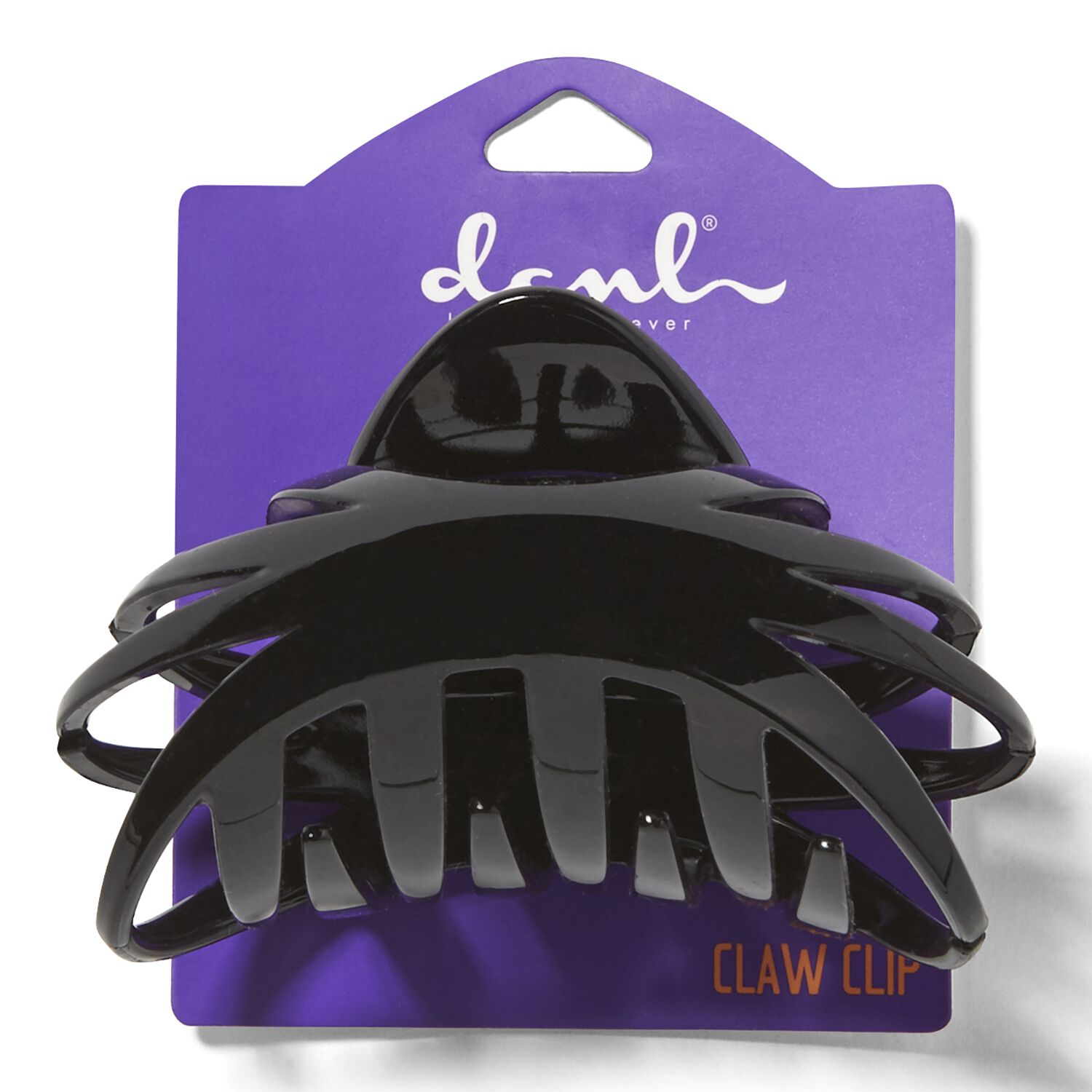 DCNL Black Large Round Hair Clip