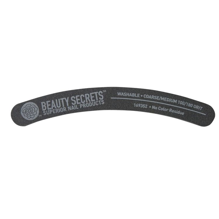 Beauty Secrets Black Banana Nail File