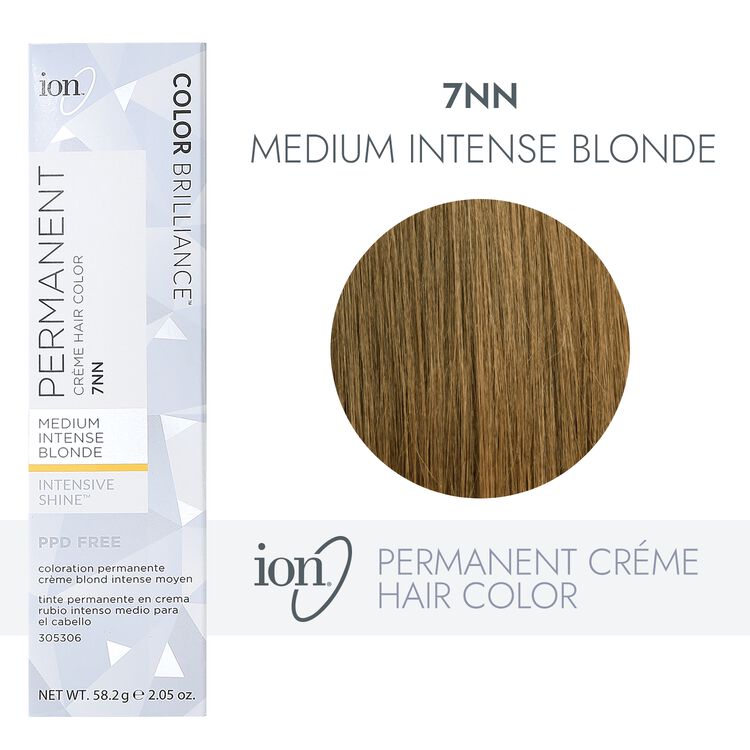 7NN Medium Intense Blonde Permanent Creme Hair Color