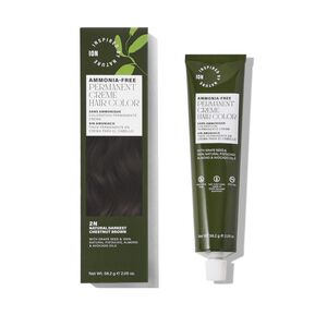 Ammonia-Free Permanent Hair Color Natural Darkest Chestnut Brown 2N