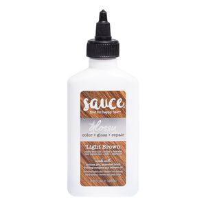 Light Brown Glossy Color & Gloss & Repair Semi Permanent Hair Gloss