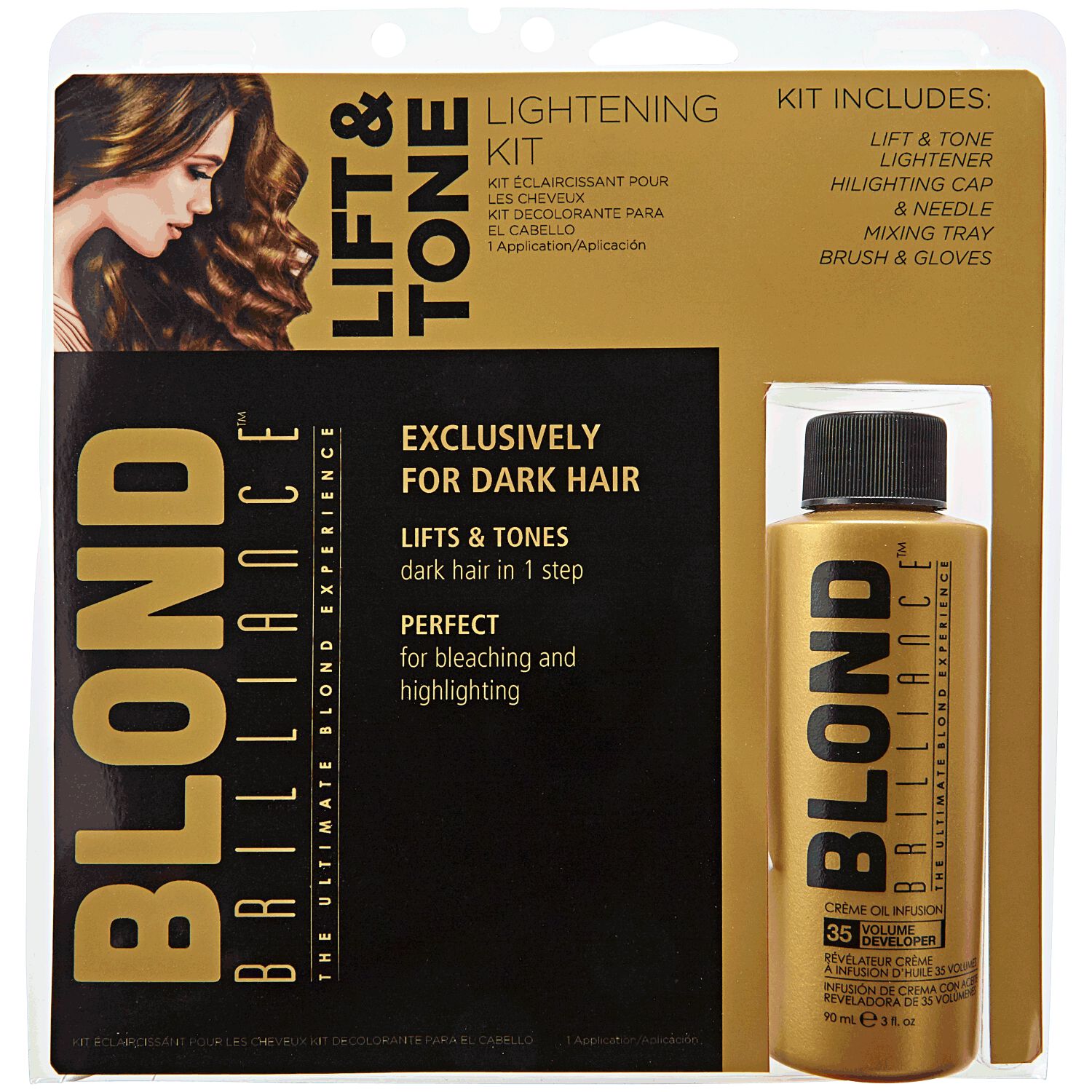 Lift & Tone Lightening Kit by Blond Brilliance Lightener Sally Beauty