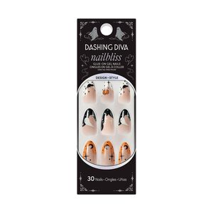 Nailbliss Gel Press On Nails Whirl-O-Ween