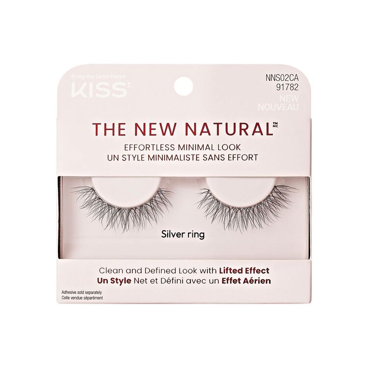 The New Natural False Eyelashes Full Strip Lash - Silver Ring
