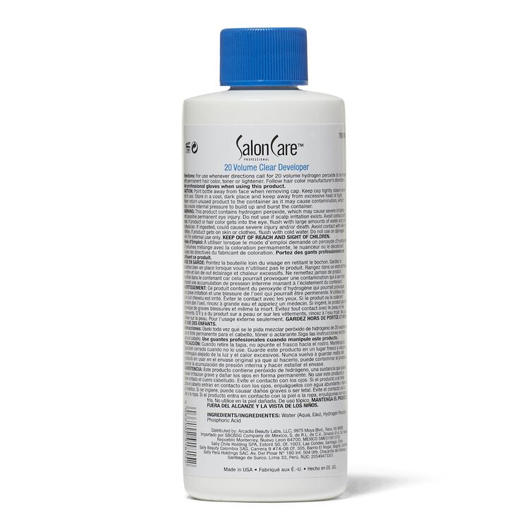 20 Volume Clear Developer 4 Oz