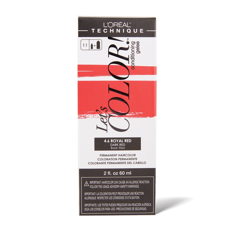 Let's COLOR! Conditioning Gelee Permanent Haircolor 4.6 Royal Red